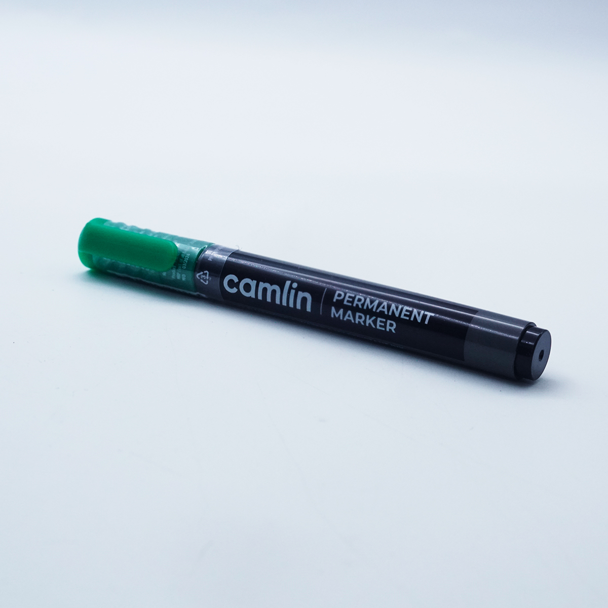 Camlin  Permanent Marker Green Bullet Tip Bold Marking & Refillable 2.0mm Line Width SKU 51333