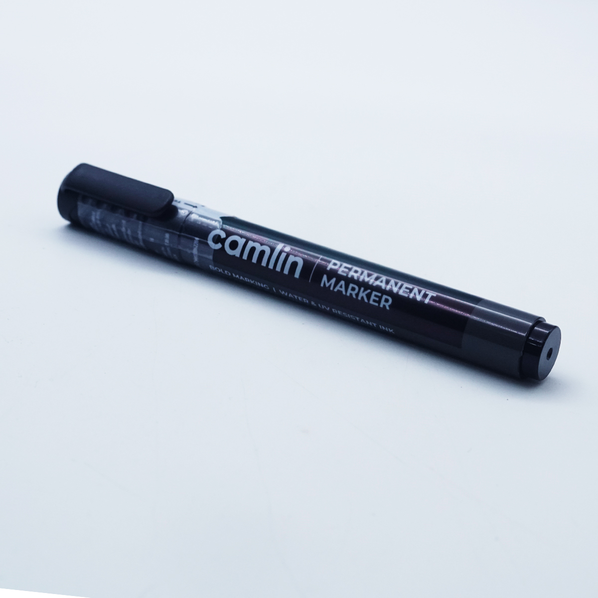 Camlin Permanent Marker Black Bullet Tip Bold Marking Refillable  Line Width SKU 51338 - Main Image
