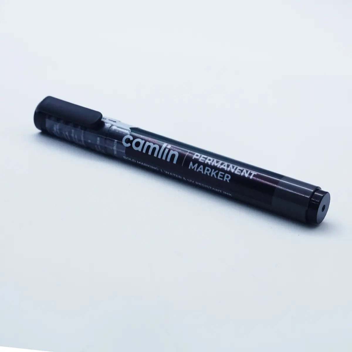 Camlin Permanent Marker Black Bullet Tip Bold Marking Refillable