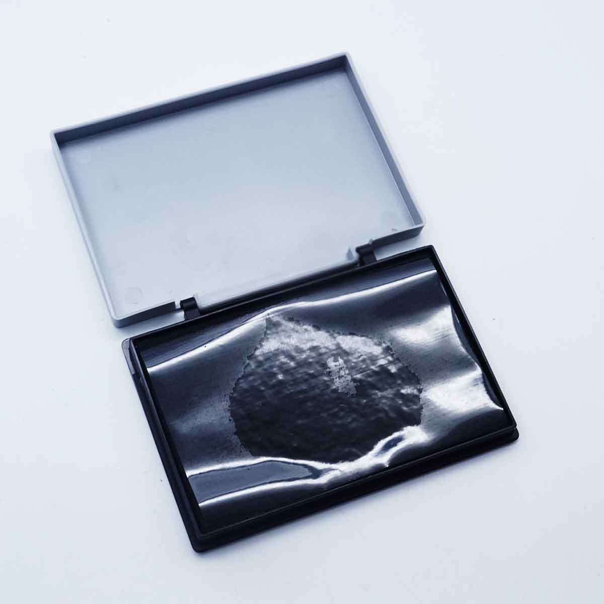 camlin deluxe stamp pad karge Black long casting imperssion SKU 51368