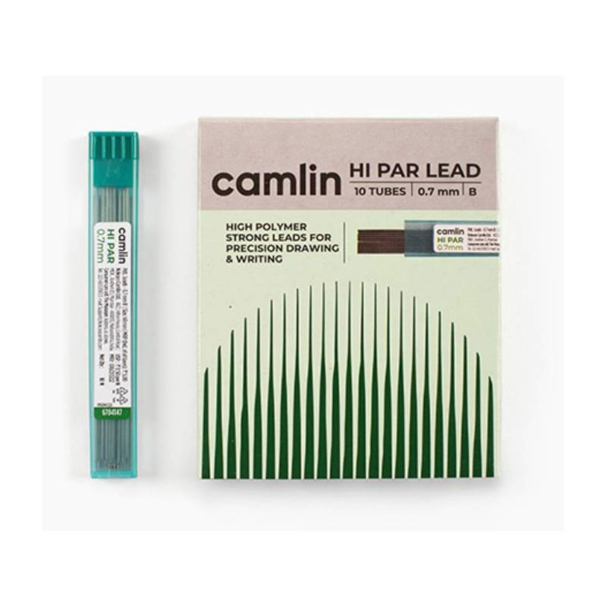 Camlin Hipar Lead 0.7mm B High Polymer Strong Lead Bold & Darkour SKU 51371
