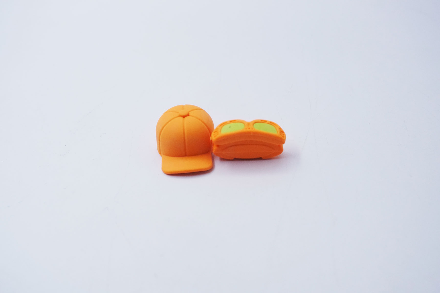 Penhouse.in Hat And Glass Eraser Orange Color SKU 51456