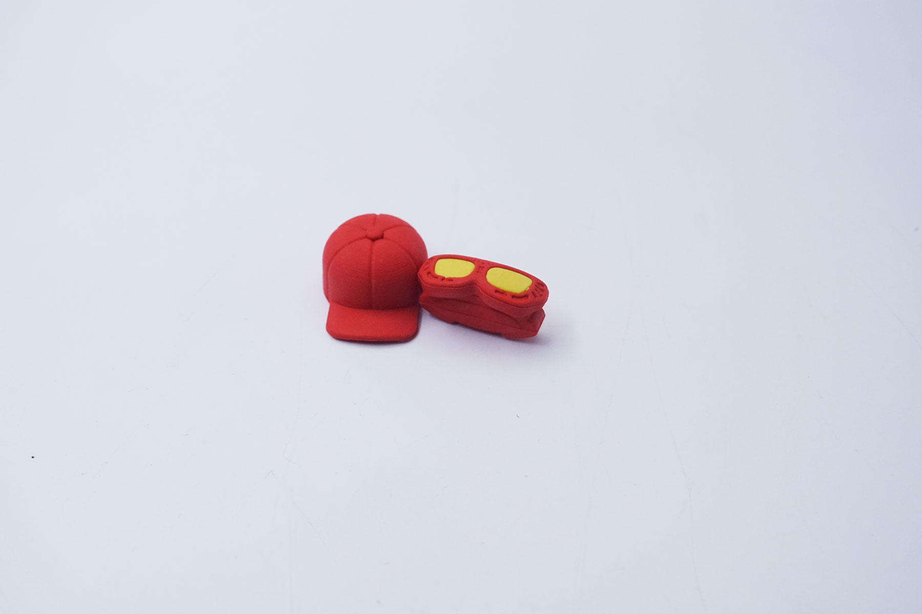 Penhouse.in Hat And Glass Eraser Red Color SKU 51457