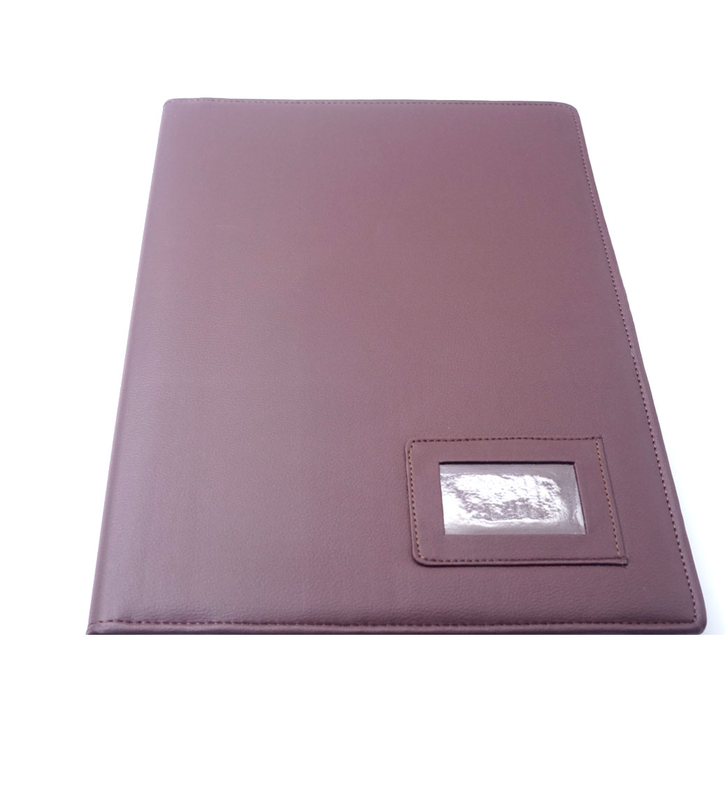Gods Grace Blessed Folder Maroon Color Leather B4 10 Leaves Stiched Folder SKU 51503