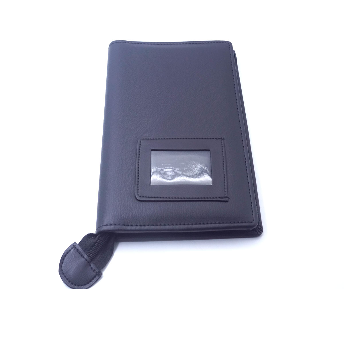 Gods Grace Blessed Folder Black Color Leather A5 Folder With 20 Stiched Leaves  SKU 51509