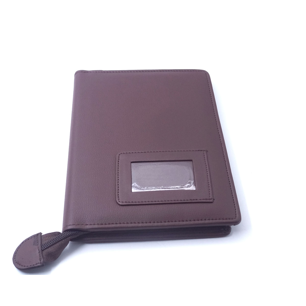 Gods Grace Blessed Folder Maroon Color Leather A5 Folder With 20 Stiched Leaves SKU 51510