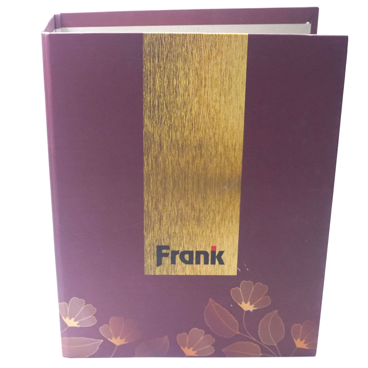 Frank Maroon Color Box File Clip Type SKU 51511
