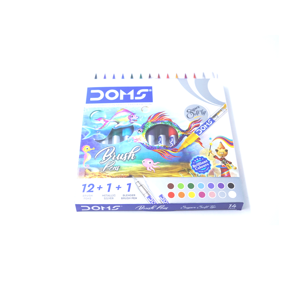 Doms 12 Colors  Brush Pen SKU 51526