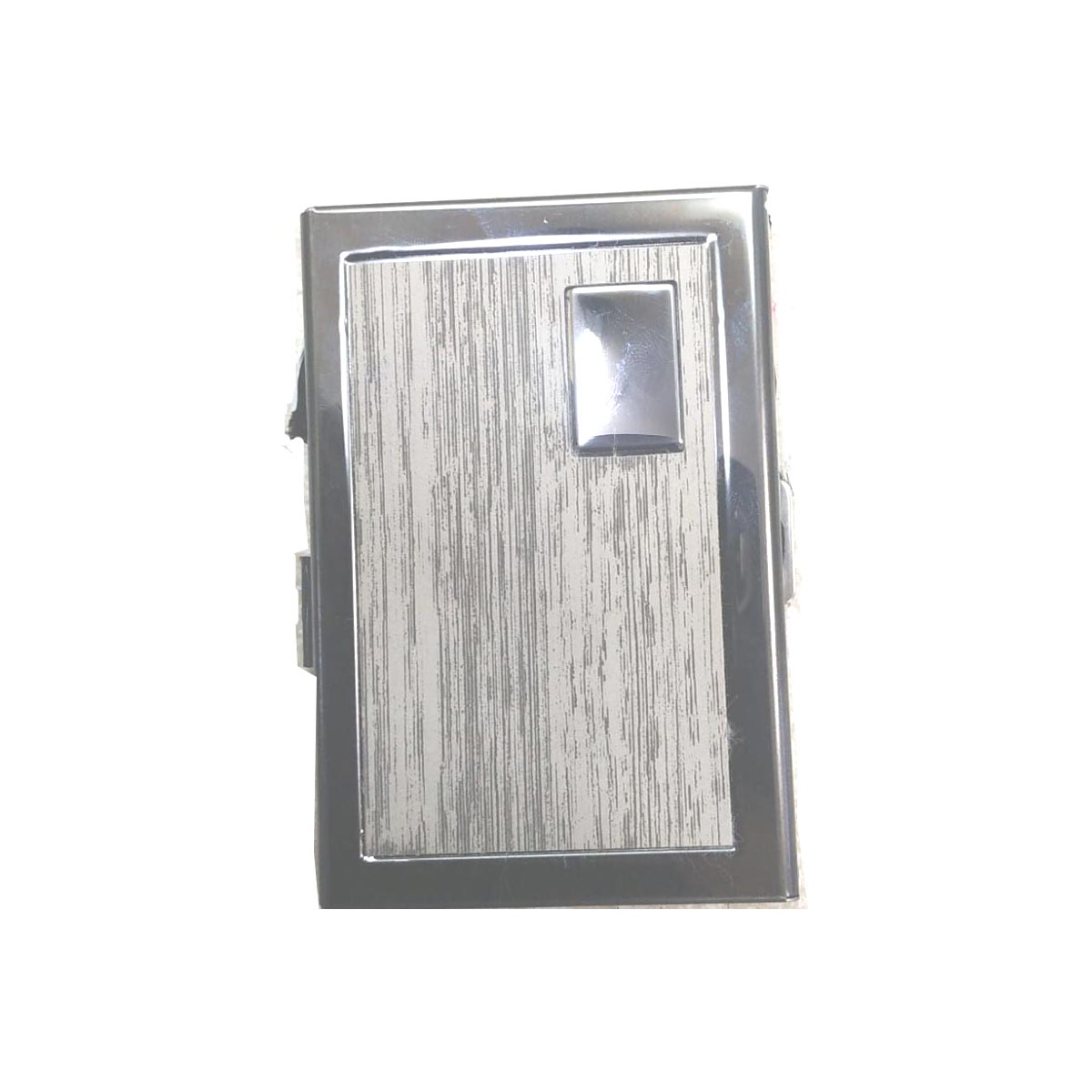 penhouse.in Black Color Metal Card Holder Back side white printed SKU 51547