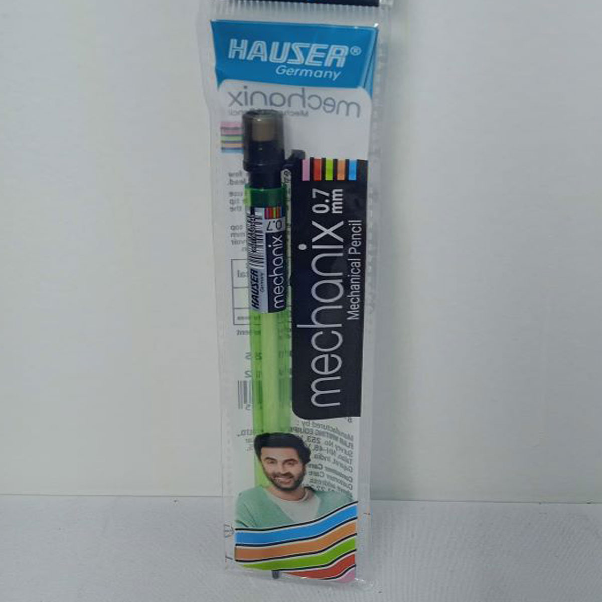 Hauser Mechanix Transparent Green 0.7mm Meachanical Pencil SKU 51812