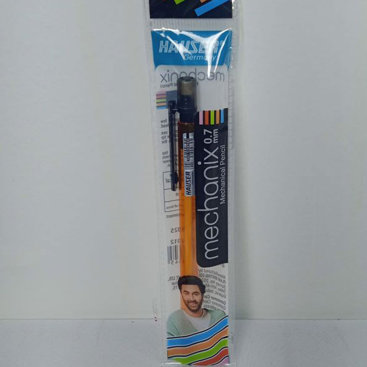 Hauser Mechanix Transparent yellow 0.7mm Meachanical Pencil SKU 51813