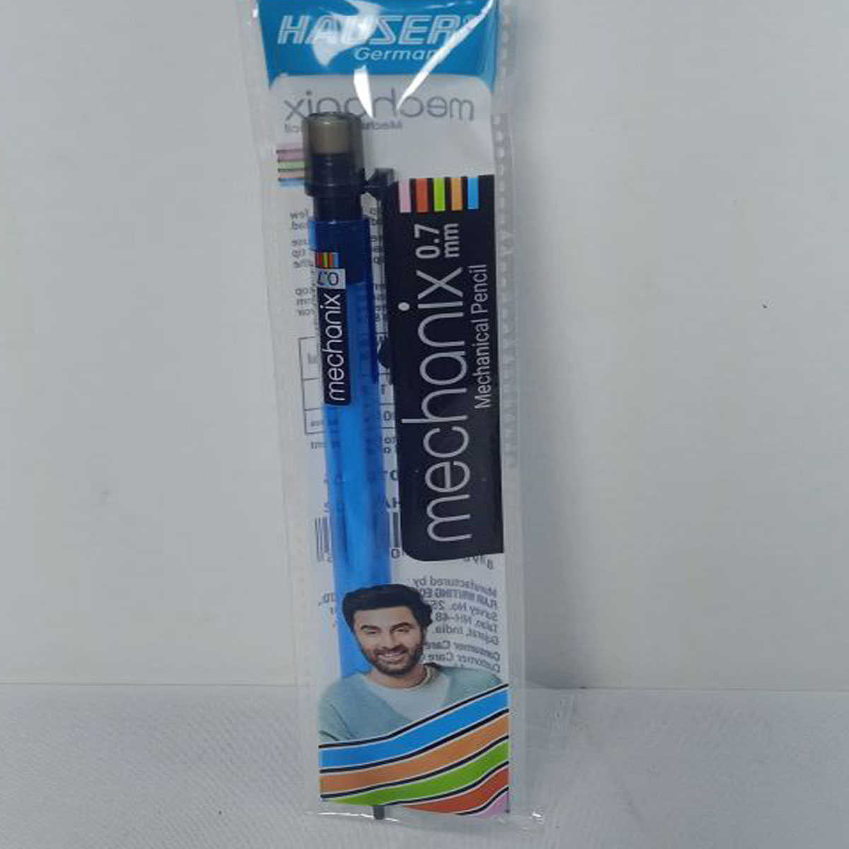 Hauser Mechanix Transparent Blue 0.7mm Meachanical Pencil SKU 51815