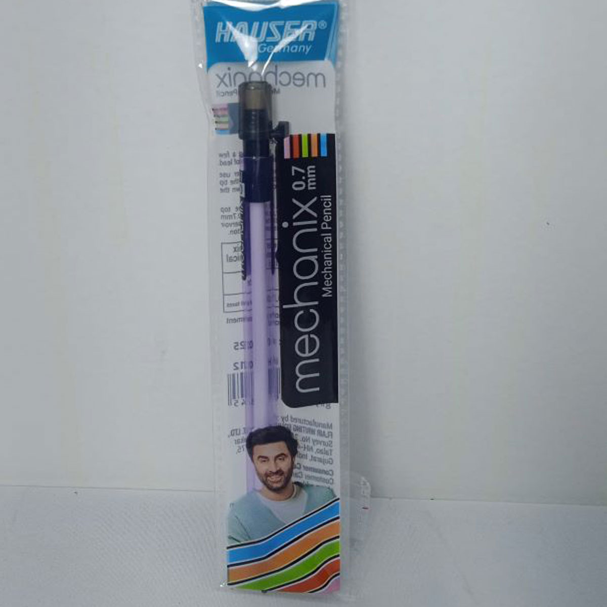 Hauser Mechanix Transparent Violet 0.7mm Meachanical Pencil SKU 51816
