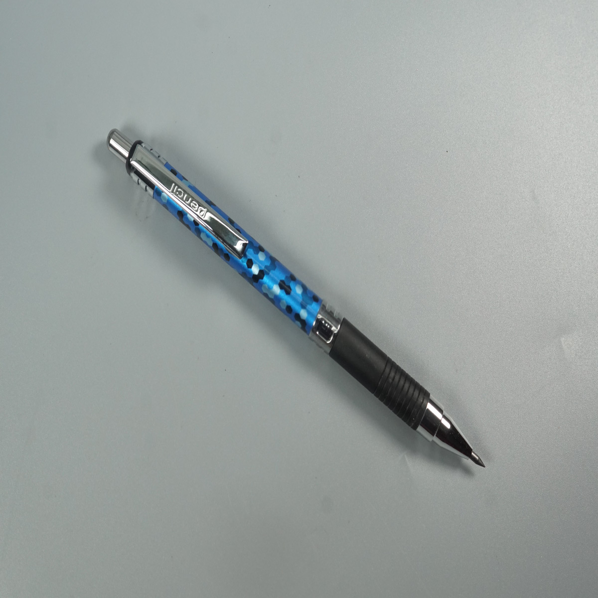 Baoke ZD 139 Blue Color Body Silver Clip and Grip 2.0mm Lead Pencil SKU 51949