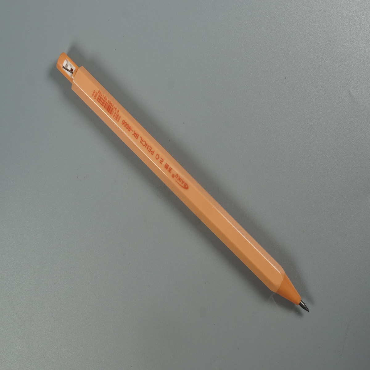 Baiku BK-8666 Orange Color 2.0mm Lead Pencil  SKU 51956
