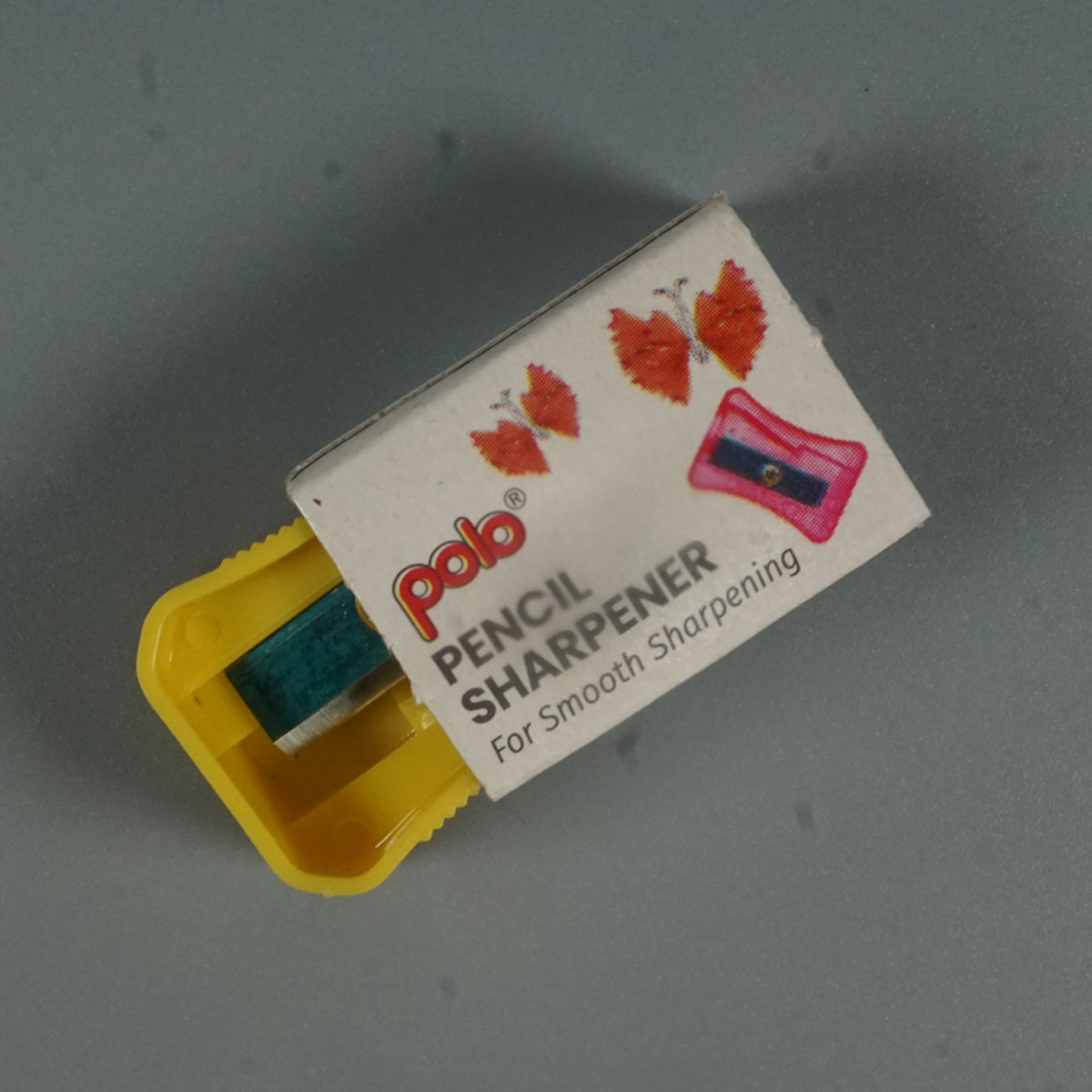 Polo Long Point Yellow Color Pencil Sharpener SKU 51963