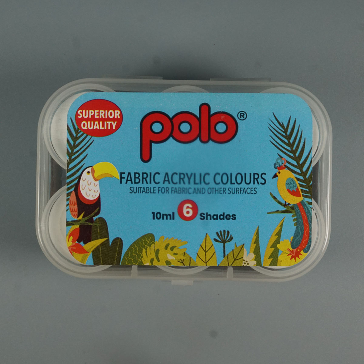 Polo 6 Shades Fabric Acrylic Color  SKU 51968