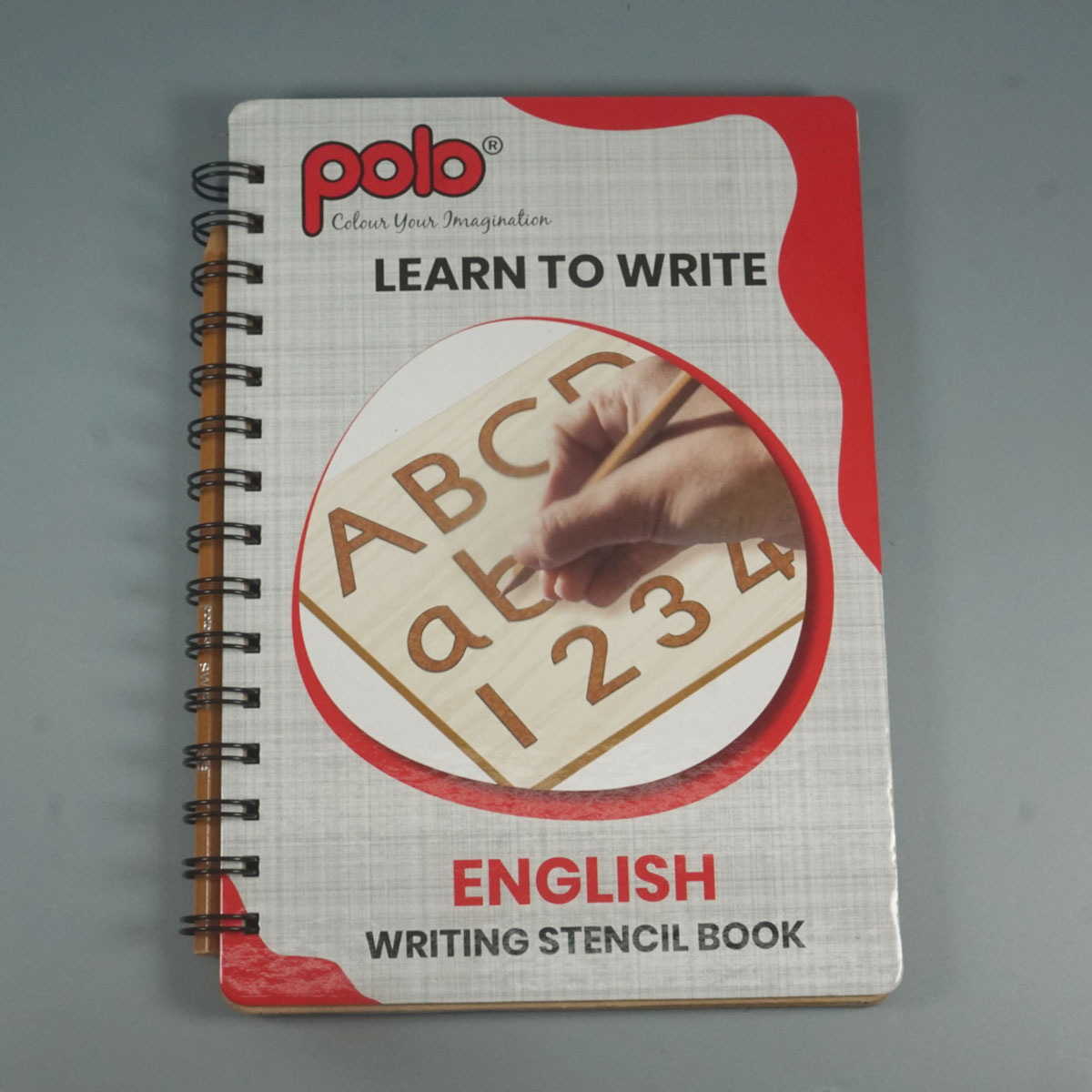 Polo  Learn English Writing Stencil Book  SKU 51970