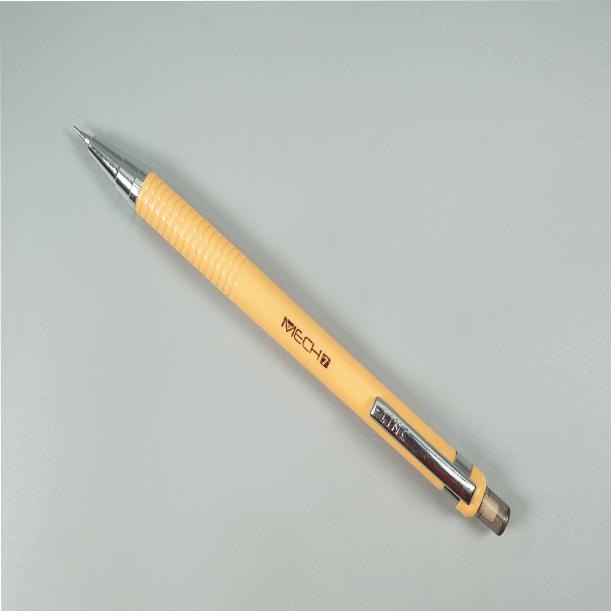 Linc Mech Orange Color Body with Silver Clip 0.7mm Mechanical Pencil  SKU 52004