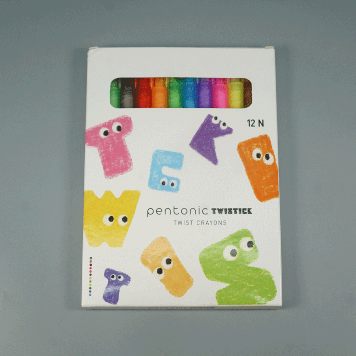 Pentonic Twistick 12 Color Twist Crayons  SKU 52007