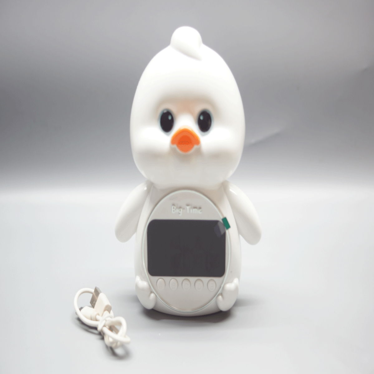 penhouse.in Electronic Items Led Display Cartoon Digital Alarm Clock White Color  SKU 52026