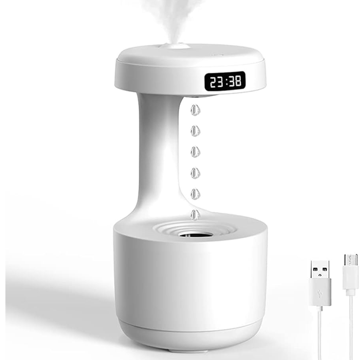 penhouse.in Electronic Item Smooth sailing Antigravity Humidifier White Color SKU 52033