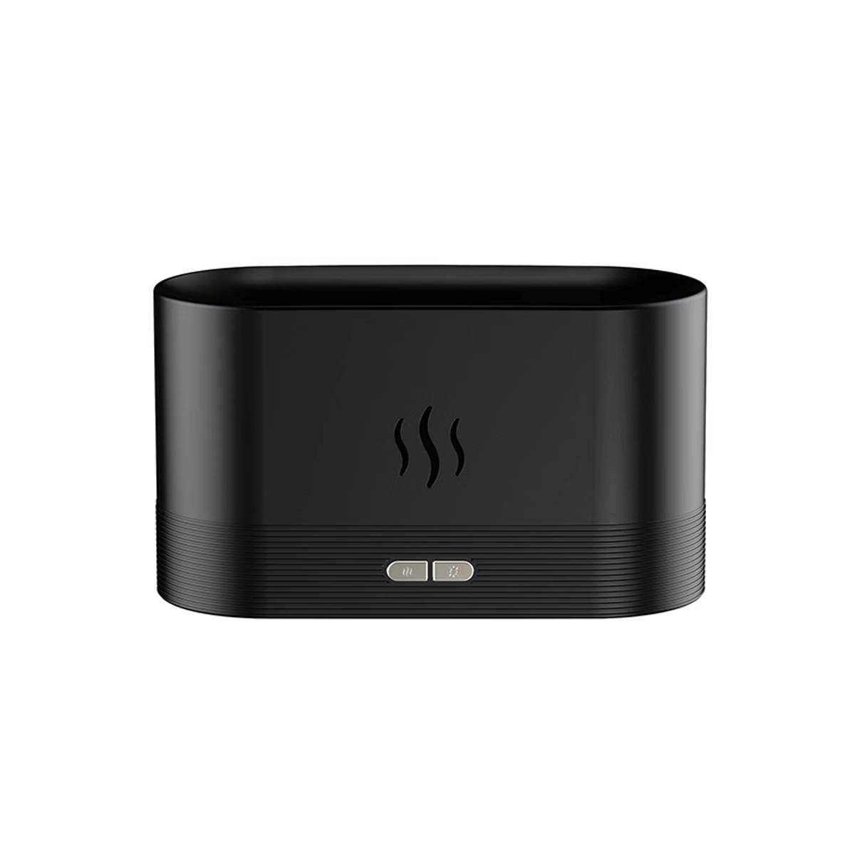 penhouse.in Electronic Item Aroma Diffuser Flame Humidifier Black Color  SKU 52036
