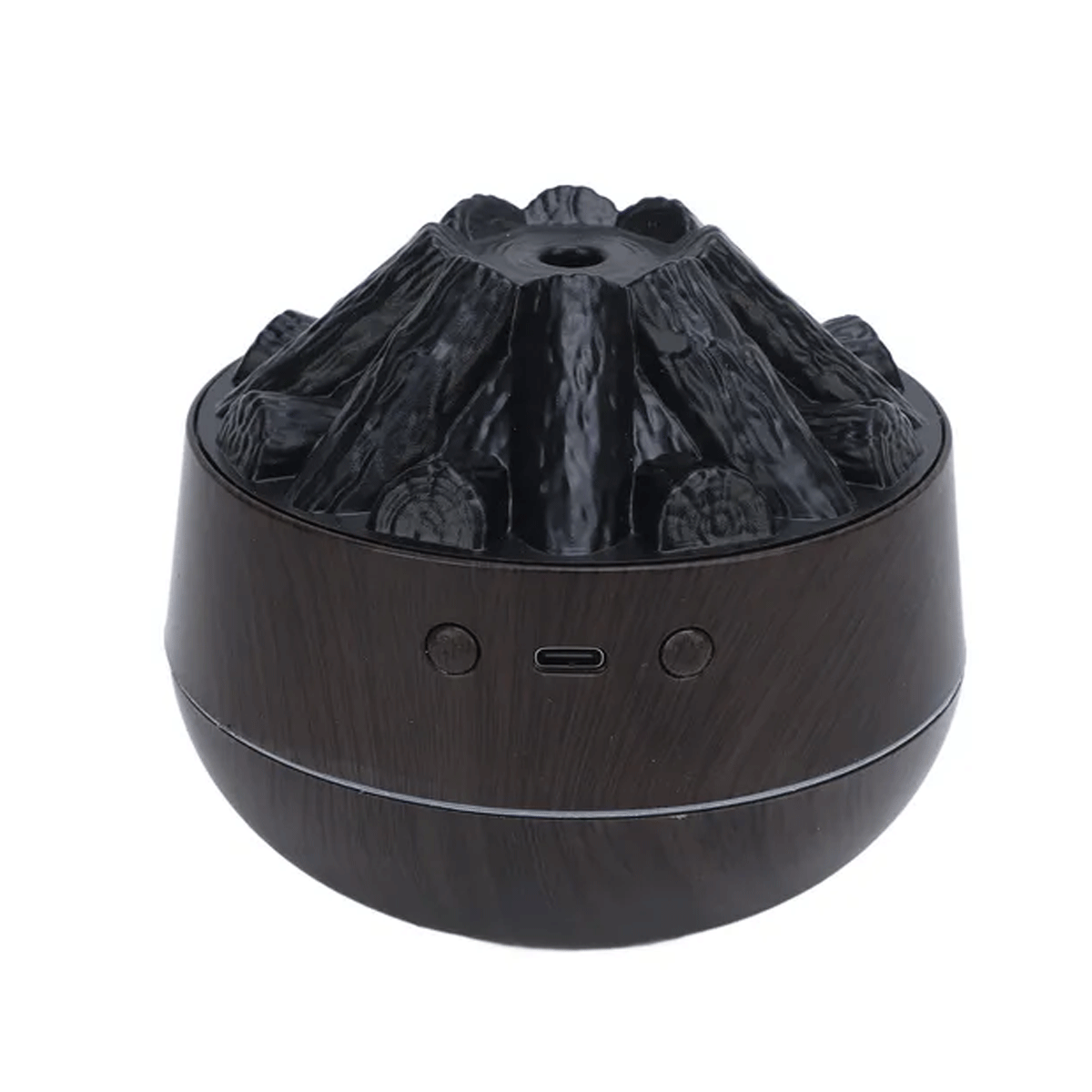 penhouse.in Electronic Item Charcoal Fire Humidifier Brown Color  SKU 52039
