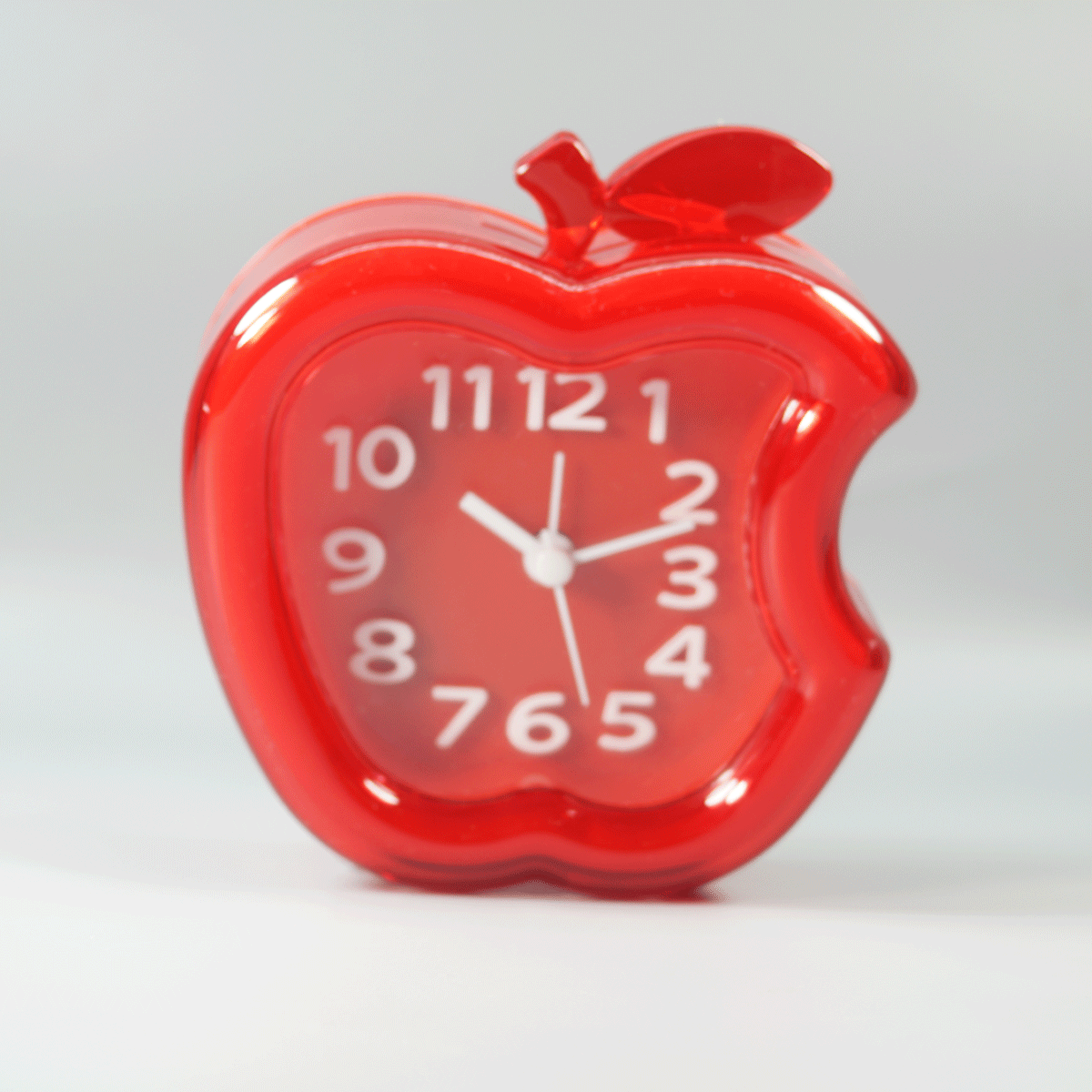 penhouse.in Electronic Item Red Color Apple Shape Alarm Clock SKU 52053