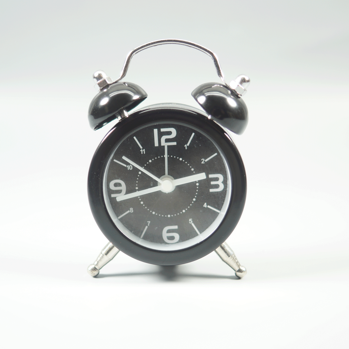 penhouse.in Electronic Item Black Color Cute Student Fashion Bedroom Alarm Clock SKU 52067