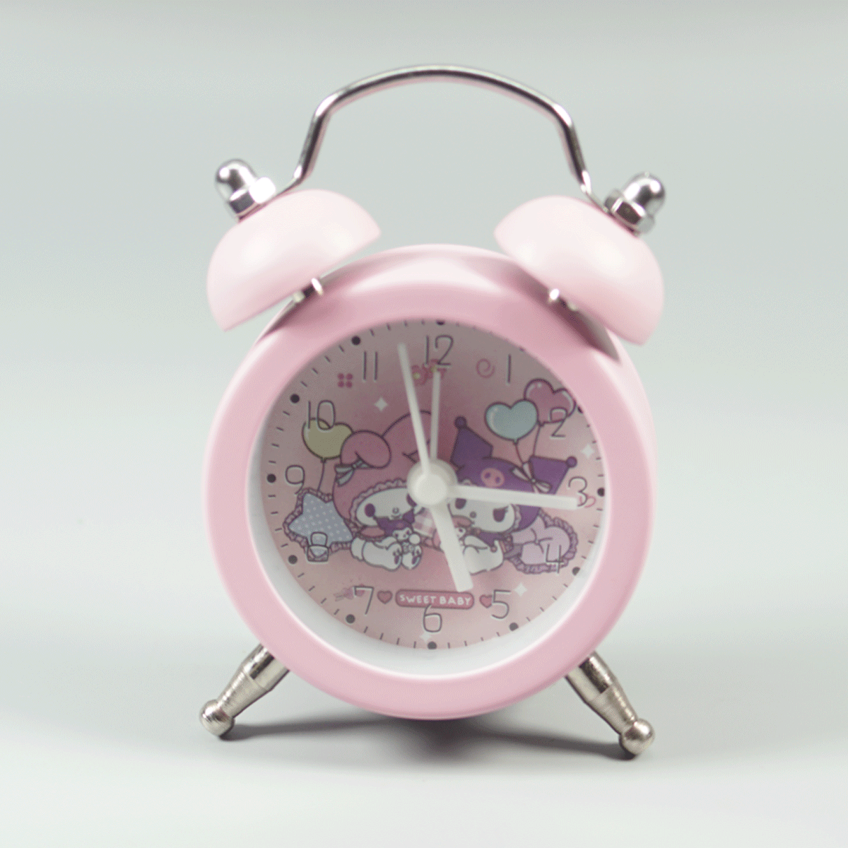 penhouse.in Electronic Item Pink Color Cute Student Fashion Bedroom Alarm Clock SKU 52070