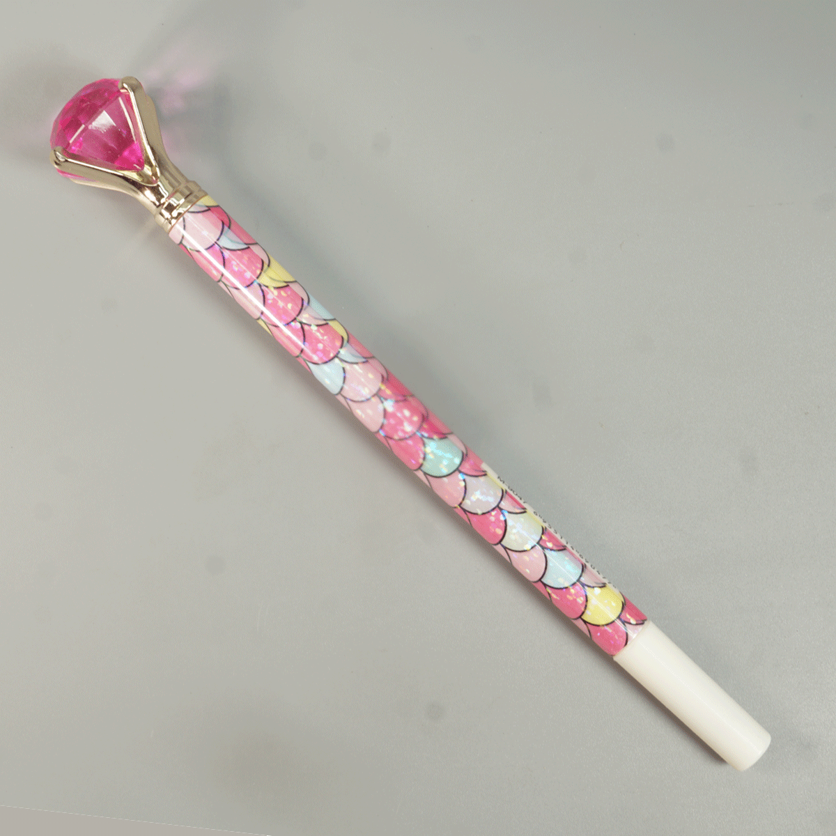 penhouse.in Pens Pink Color Diamond Shape Toy gel Pen SKU 52092