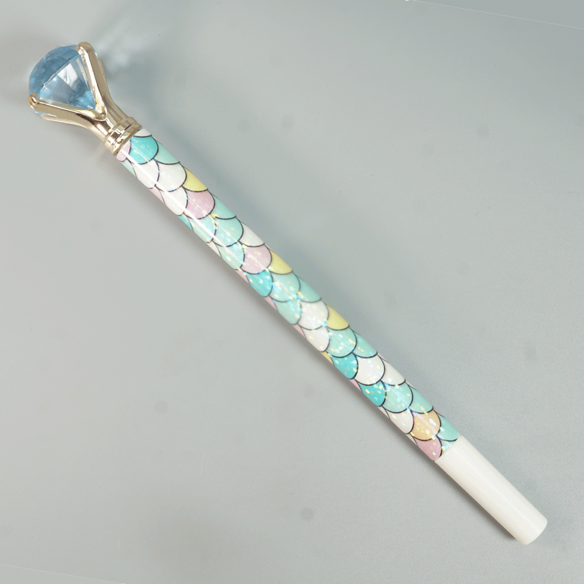penhouse.in Pens Blue Color Diamond Shape Toy gel Pen SKU 52093