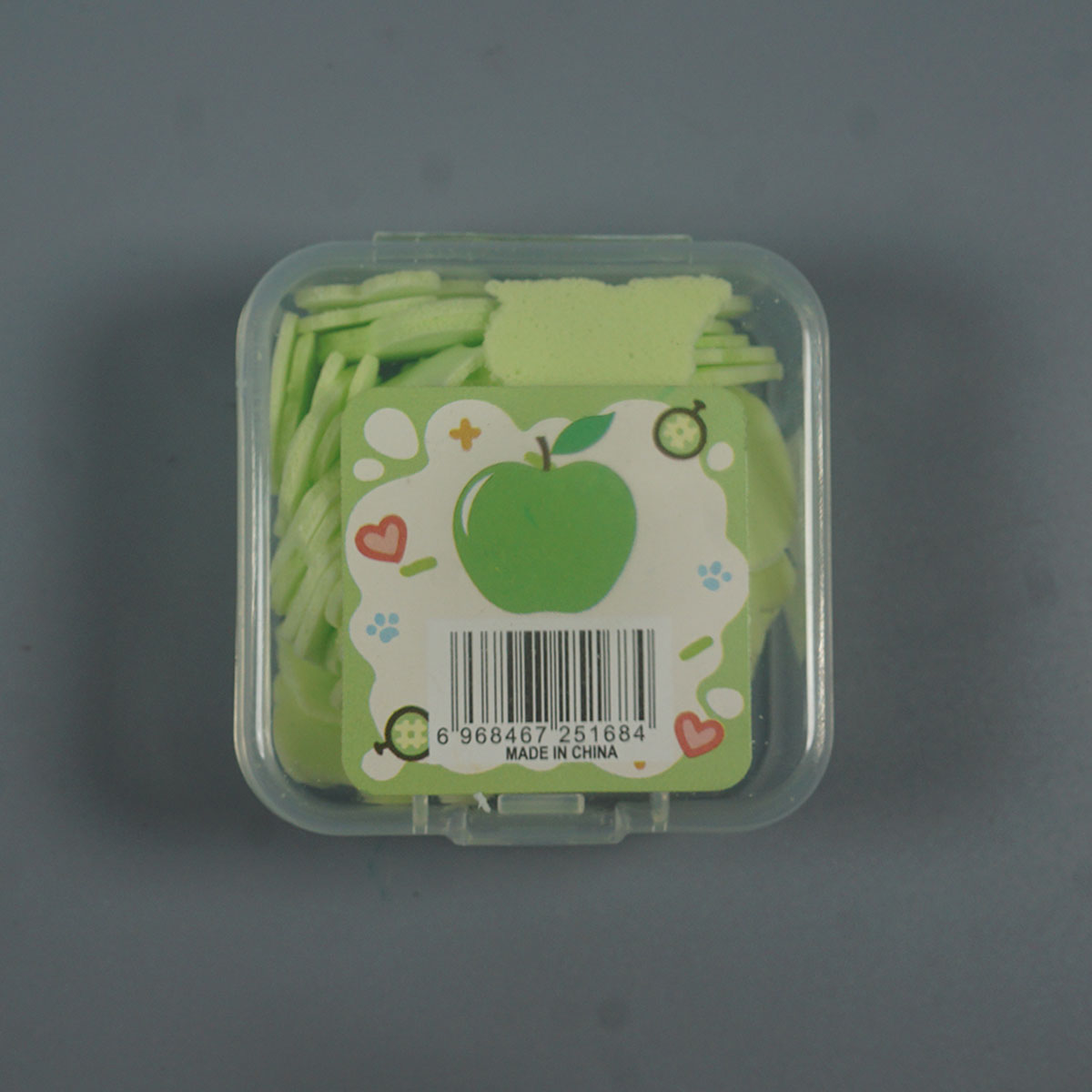 penhouse.in Stationeries Green Color Flower And Multi Shaped Paper Soap Sheets  SKU 52145