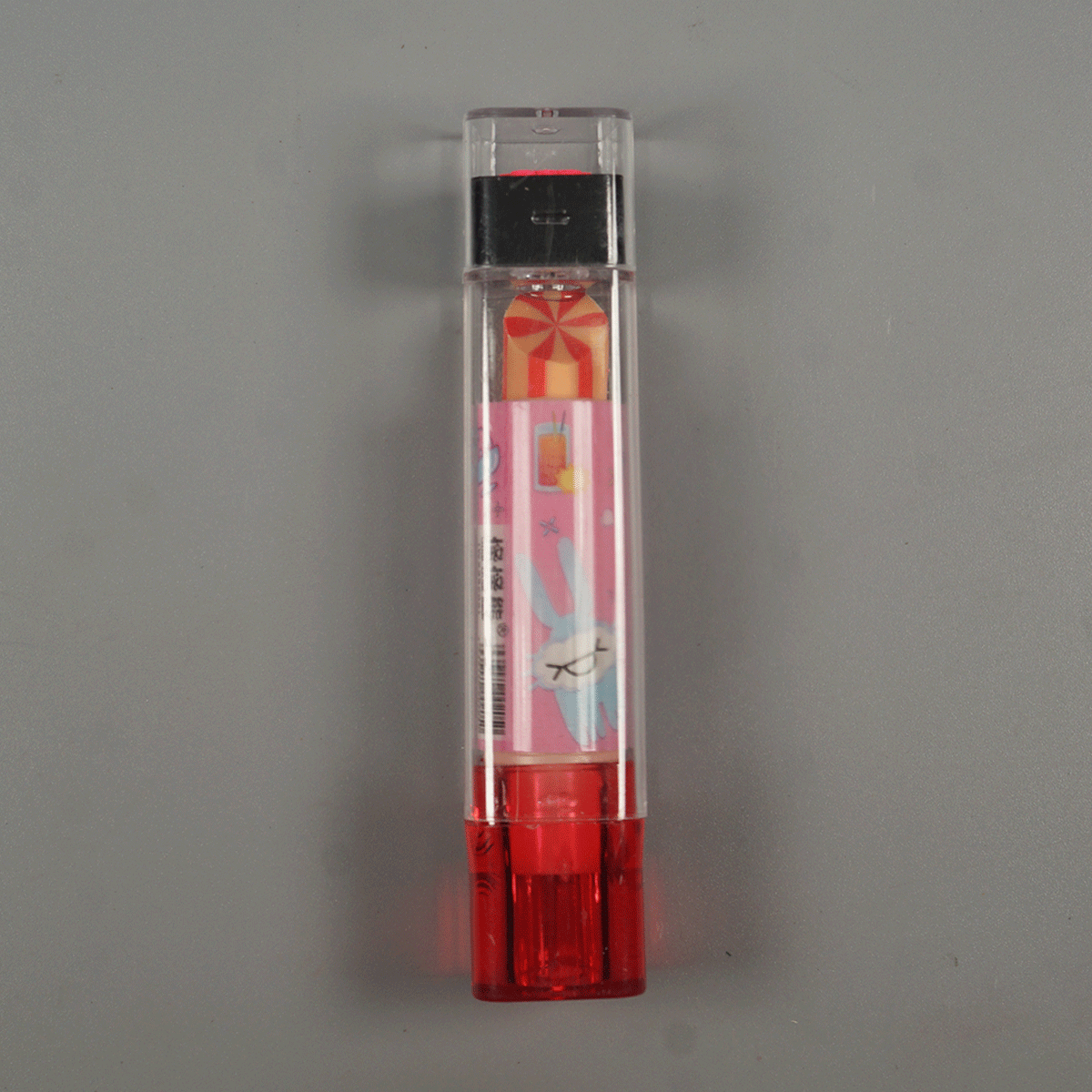 penhouse.in Stationeries Orange Color And Pink Color Stamp Type Lipstick  Eraser SKU 52159