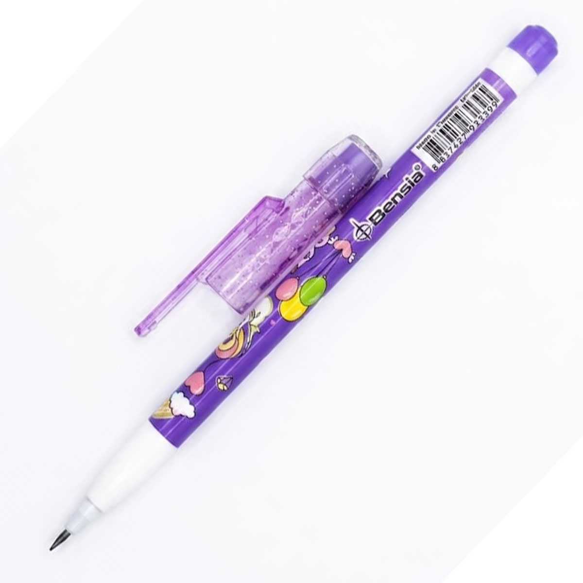 Bensia Pencil Purple Color Body and Purple Color Cap with Non Sharpening SKU 52231
