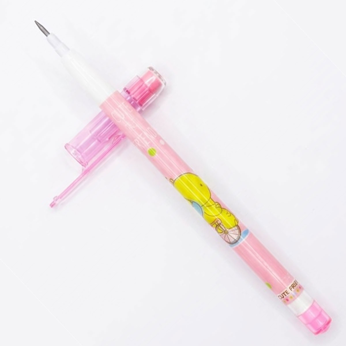 Bensia Pencil Light Pink Color Body and Pink Color Cap with Non Sharpening SKU 52232