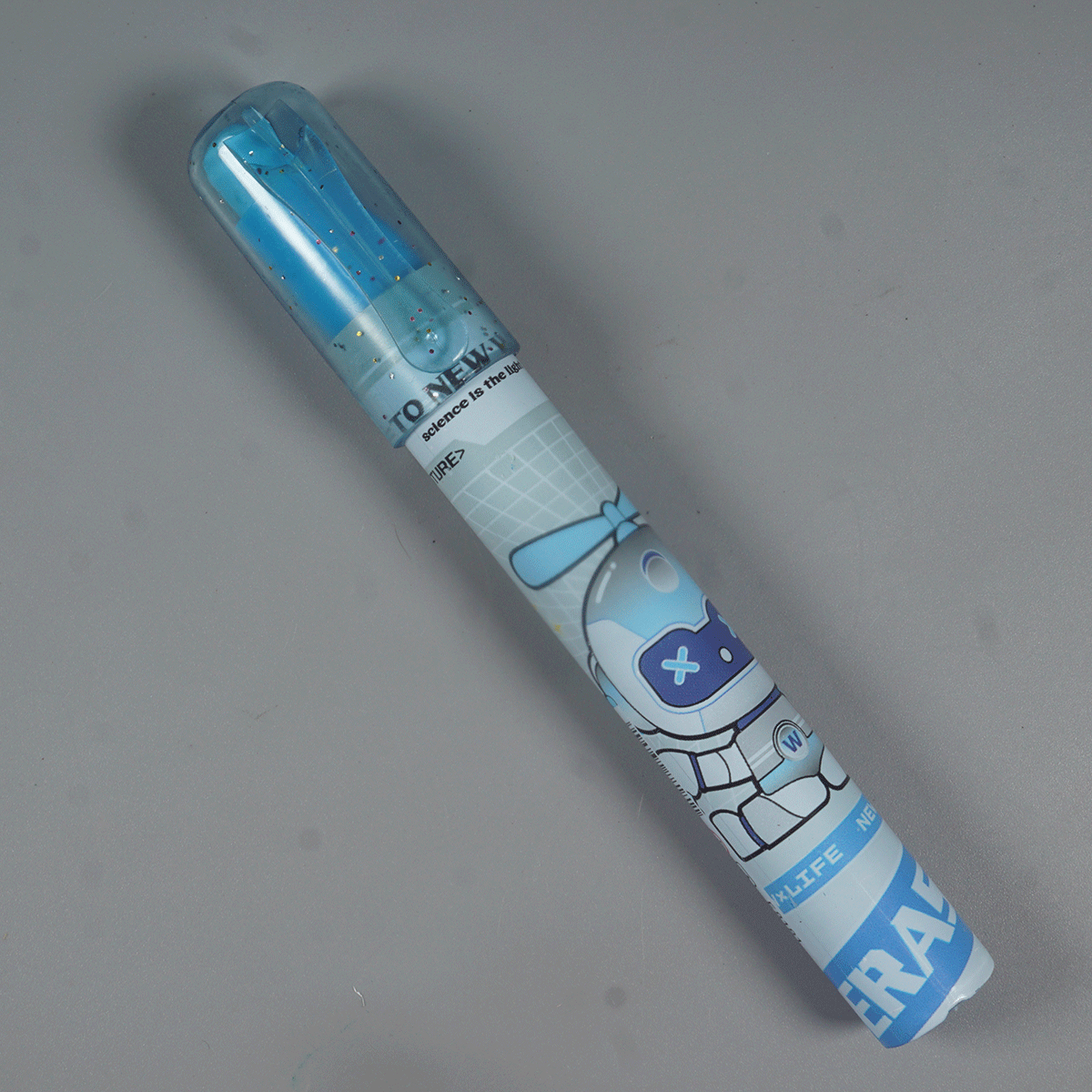 penhouse.in Stationeries E8181 Bullet Replaceable Eraser Sky Blue Color Body and Cap SKU 52254