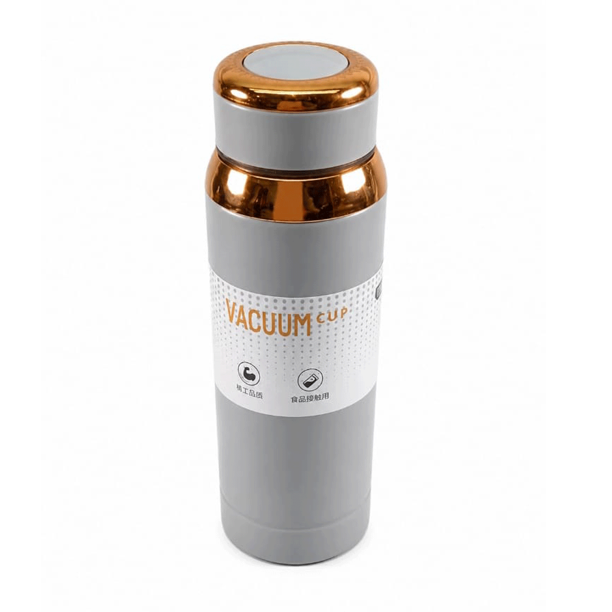 penhouse.in Stationeries Vacuum Cup 316 Grey Body Color With Glossy Gold Color Cap Cold Or Hot 800ml Flask SKU 52405