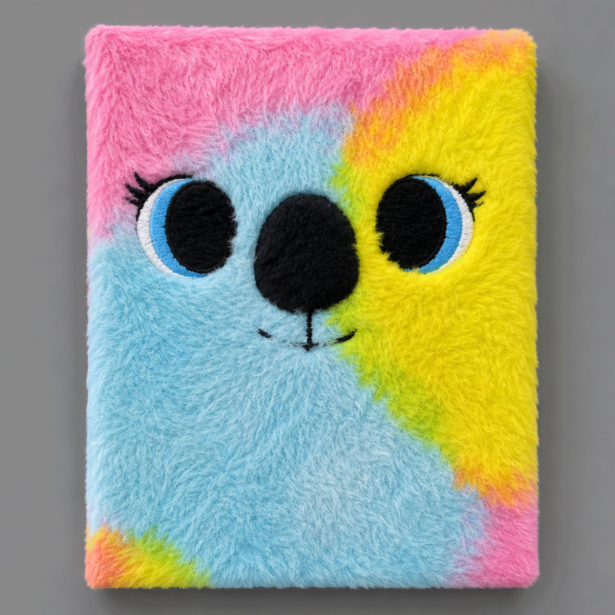 penhouse.in Stationeries Happy Koala Design Fluffy Note Book  Multi Color SKU 52431