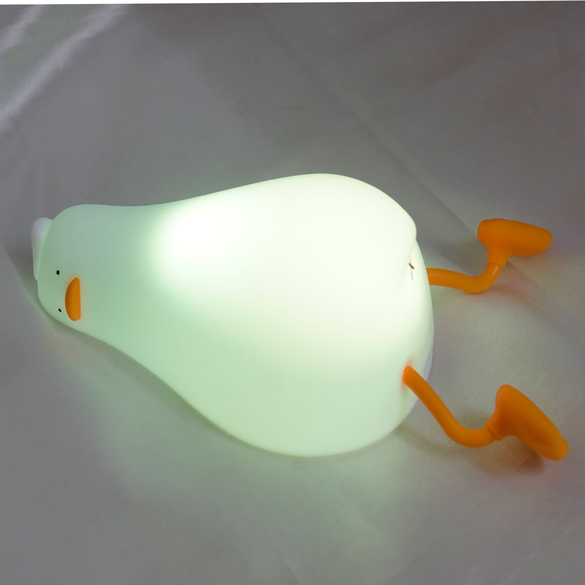 penhouse.in Sleep Duck Silicone Lamp with ColorFul Night Light SKU 51701