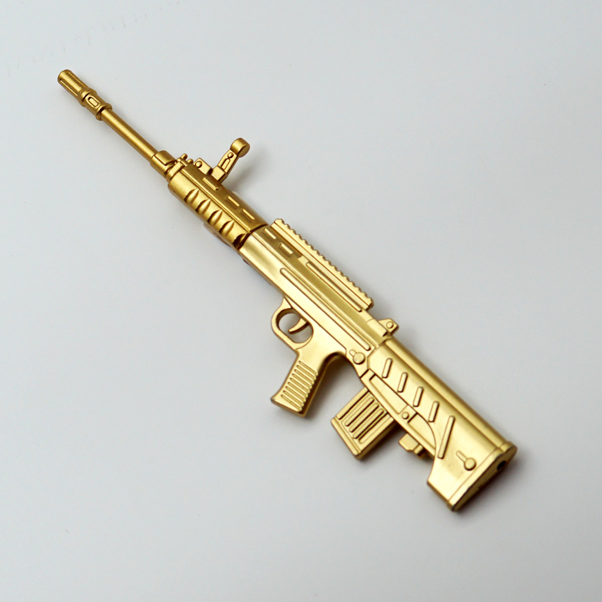 penhouse.in 2522 Gold Color Gun Designed Body Fine Tip Gel Pen SKU 55267
