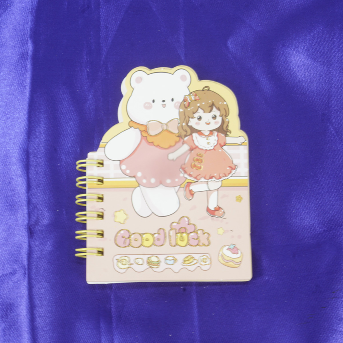 Depai Fancy Dairy Kids Spiral  Model Yellow Color SKU 55319