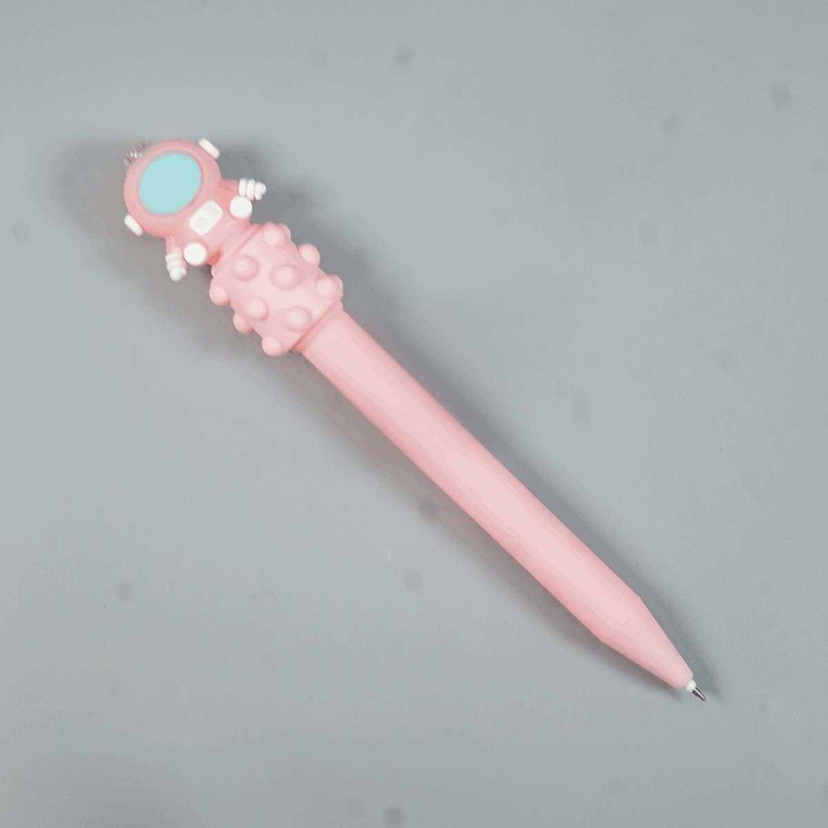 penhouse.in Pens Massage Astronaut Light Light Pink Color Body And Toy Jel Pen SKU 52107