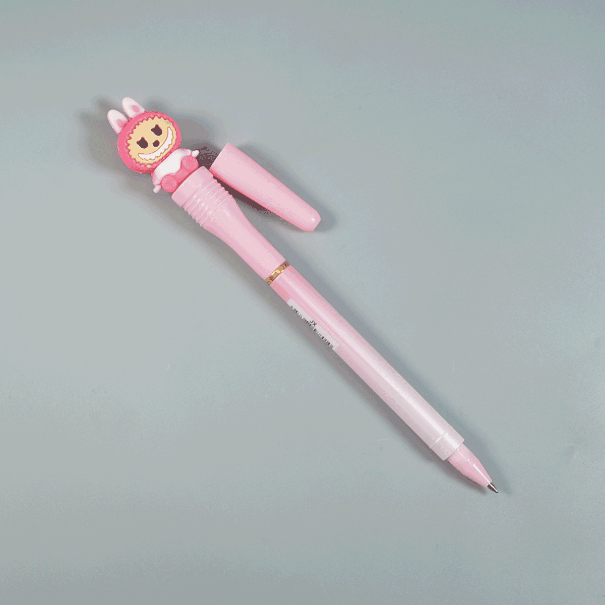 penhouse.in Pens Light Pink Color Body With Tap On The Light Ball Pen SKU 52112