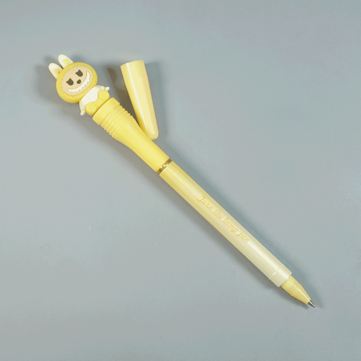 penhouse.in Pens Yellow Color Body With Tap On The Light Ball Pen SKU 52114