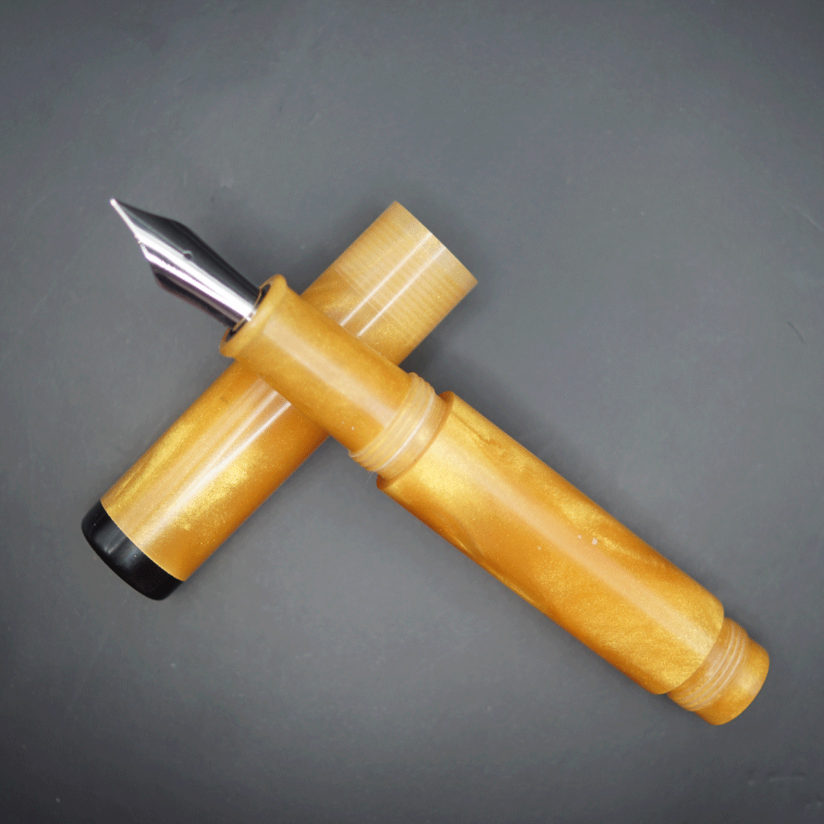 WOW Brand Model-1038A Chota Master சோட்டா மாஸ்டர் 16/16mm Resin Yellow Color Body Clip Options Can Be provided Based On Customer Preference Eyedropper Model Fountain Pen Kanwrite Compatible Jowo Thread SKU 60195