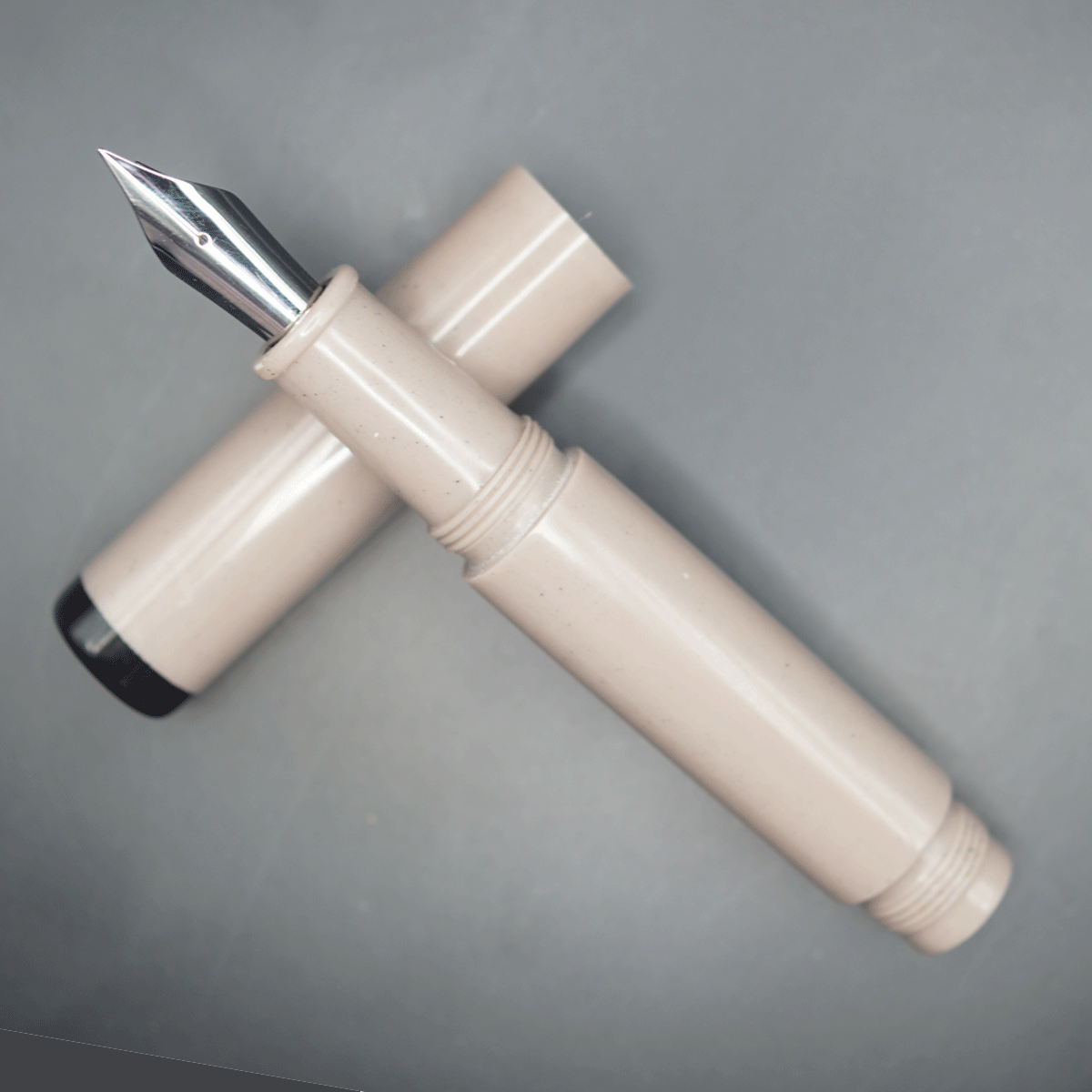 WOW Brand Model-1038A Chota Master சோட்டா மாஸ்டர் 16/16mm Resin mocha Metallic Color Body Clip Options Can Be provided Based On Customer Preference Eyedropper Model Fountain Pen Kanwrite Compatible Jowo Thread SKU 60197