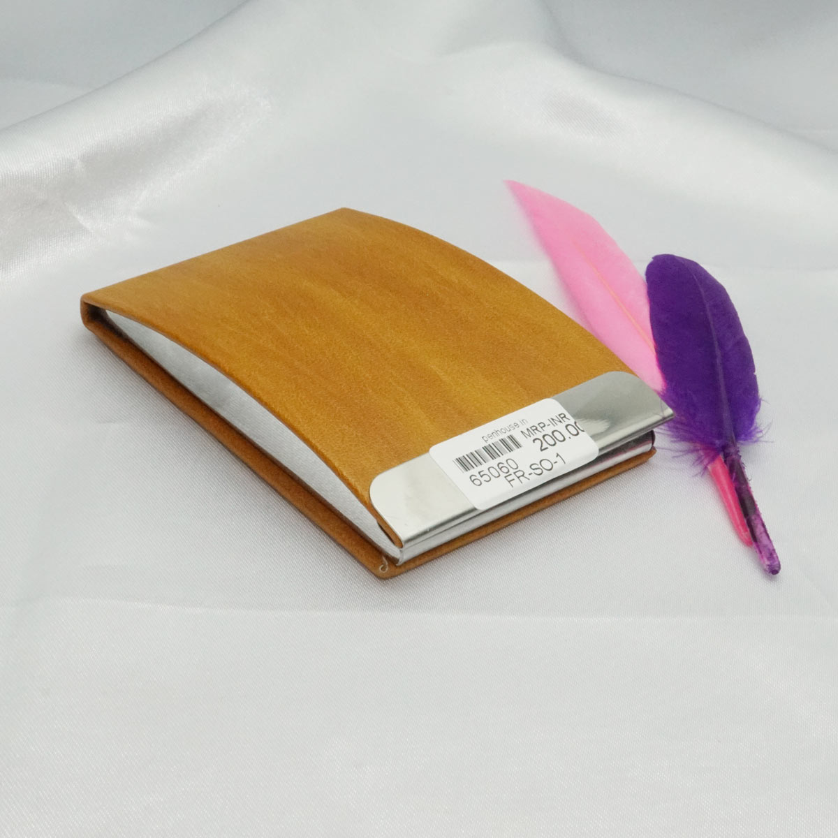 penhouse.in Bright Brown Visiting Card Holder SKU 65060