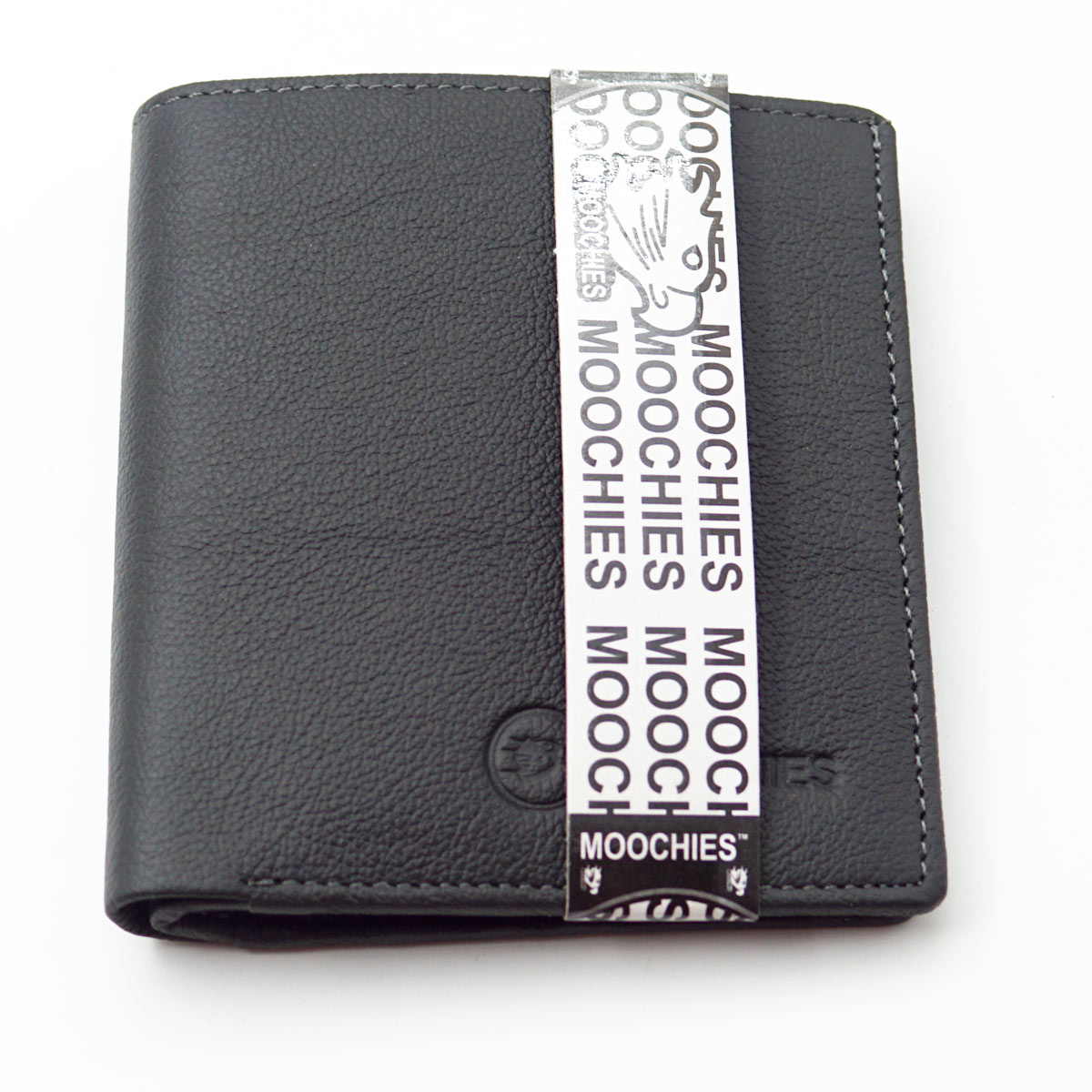 Moochies Dark Grey Color Leather Purse SKU - 65111